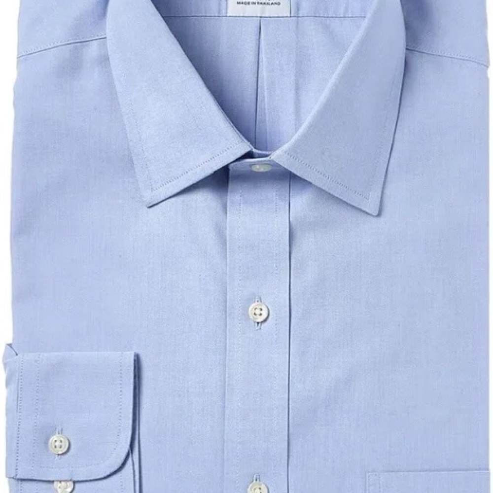 Brooks Brothers Men's Non-Iron Light Blue Dress Shirt